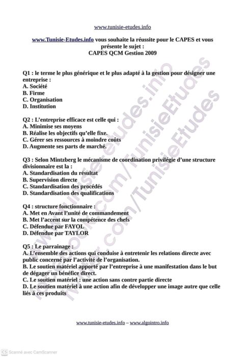 نموذج امتحان كاباس تخصص تصرف (إدارة) - الصفحة 27