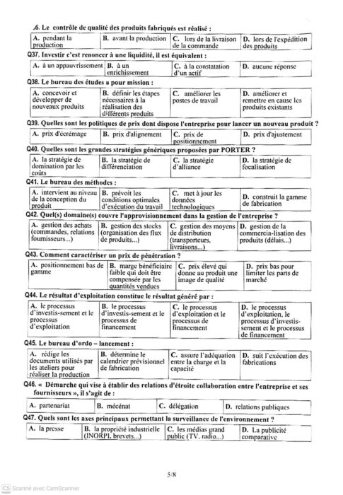 نموذج امتحان كاباس تخصص تصرف (إدارة) - الصفحة 14