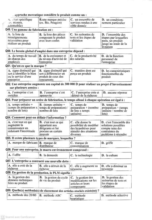 نموذج امتحان كاباس تخصص تصرف (إدارة) - الصفحة 10