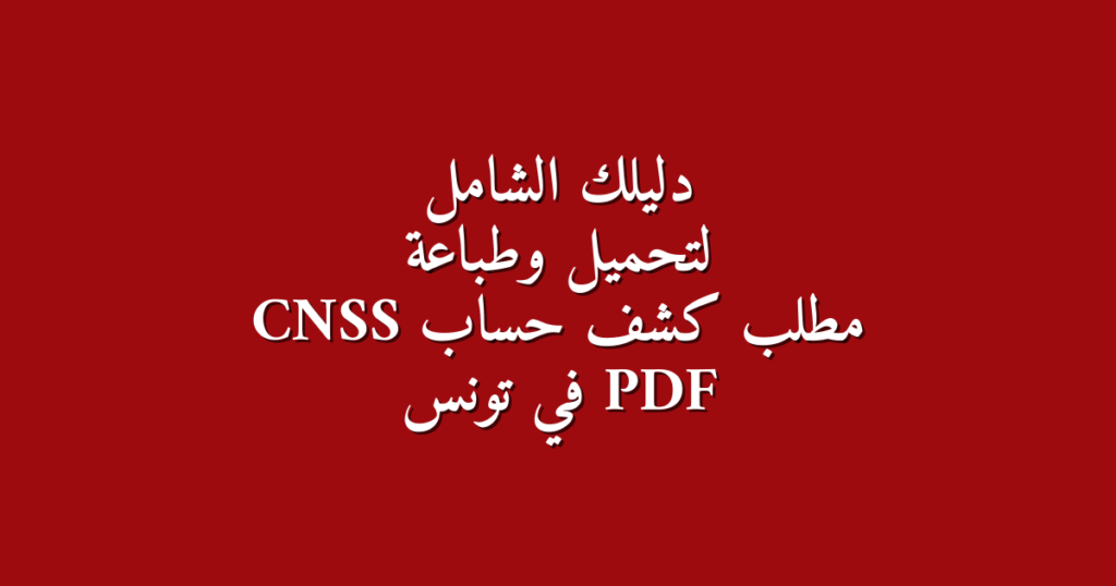CNSS PDF