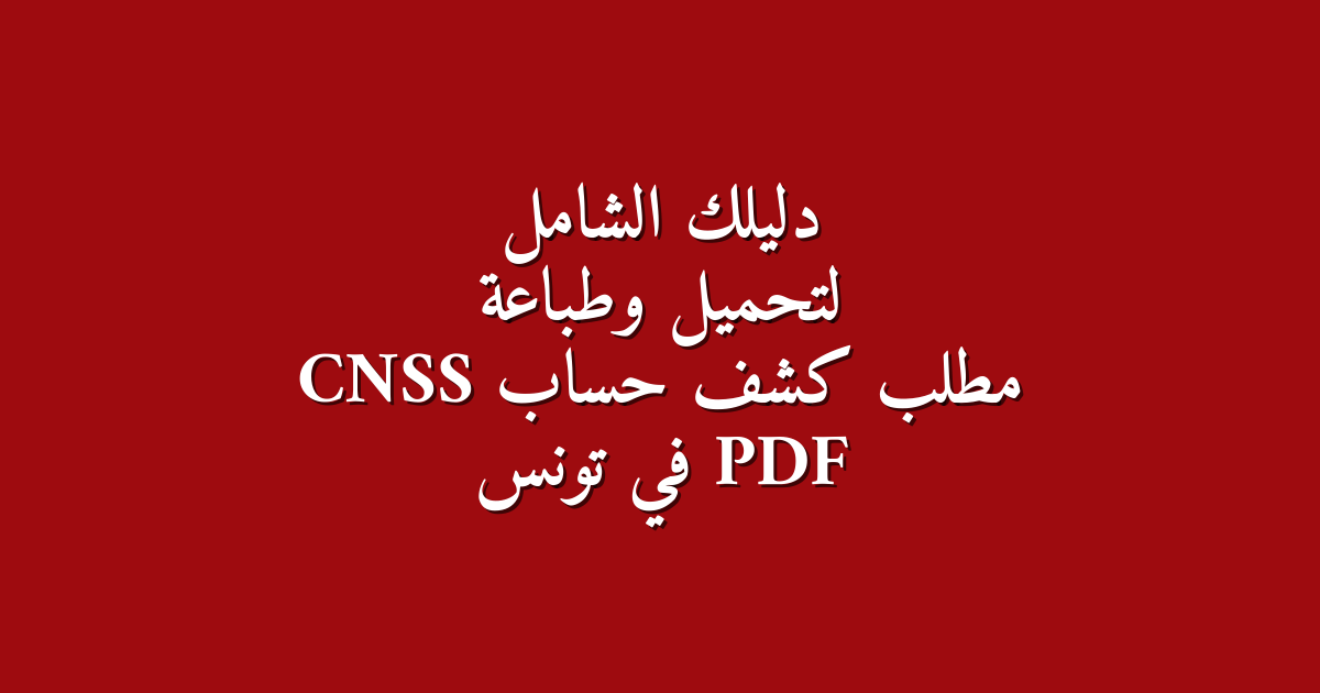 CNSS PDF