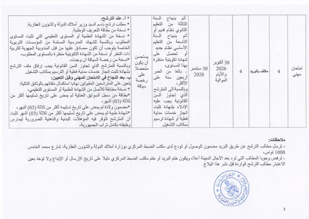 إنتداب سائقين بالوظيفة العمومية من إختصاصات مختلفة