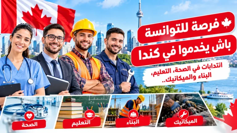 فرصة للتوانسة باش يخدموا في كندا انتدابات في الصحة التعليم البناء والميكانيك