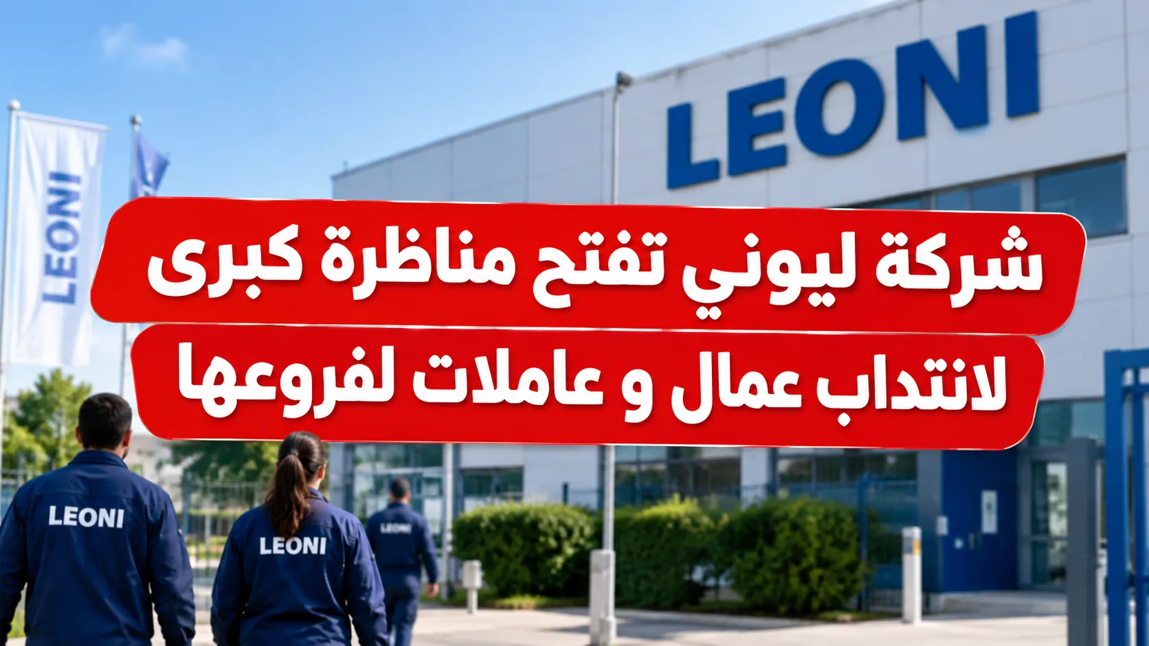 شركة ليوني تفتح مناظرة كبرى لانتداب عمال و عاملات لفروعها